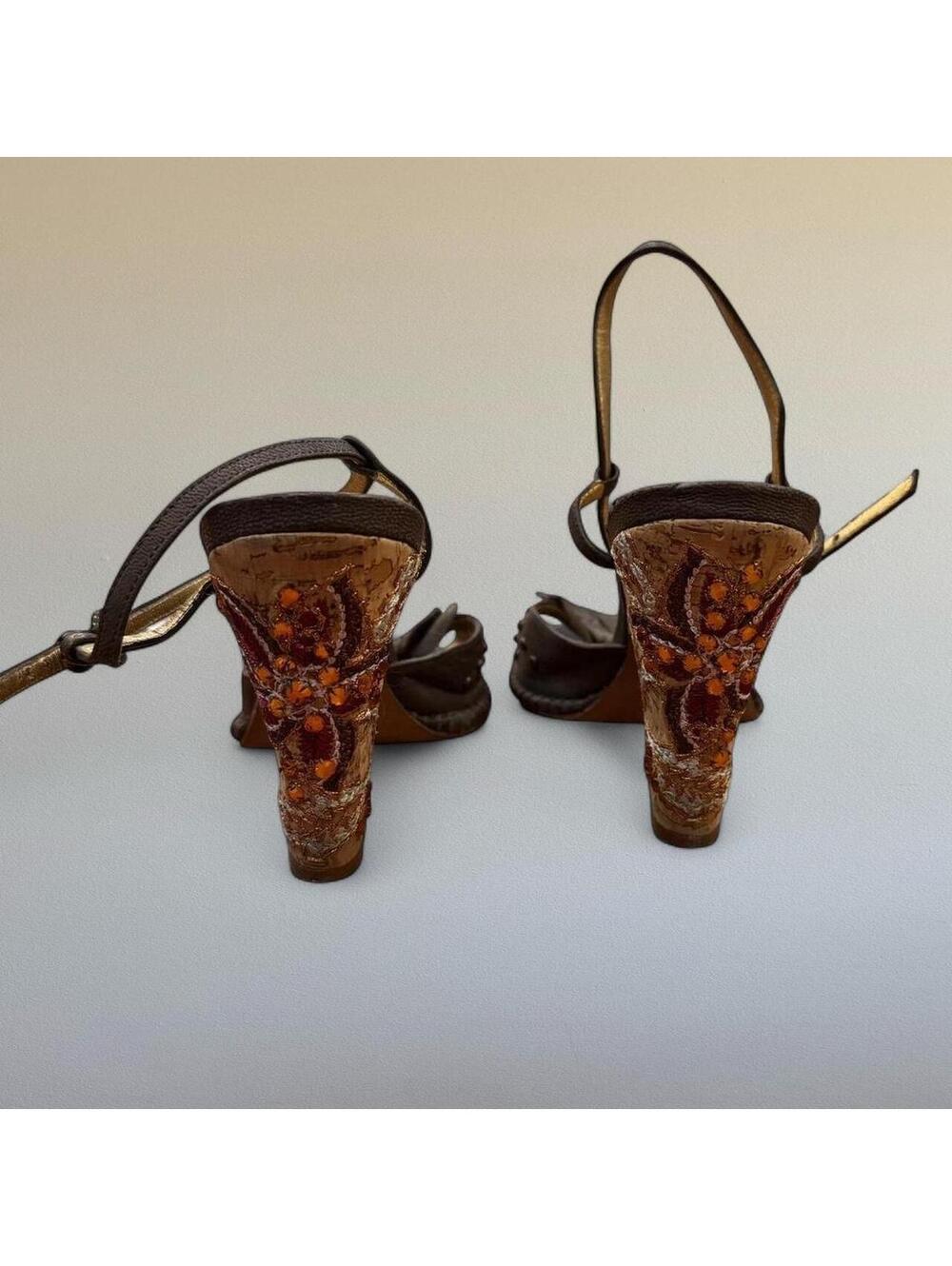 Vince Camuto embellished slingback heels Sz. 6 - Picture 5 of 6
